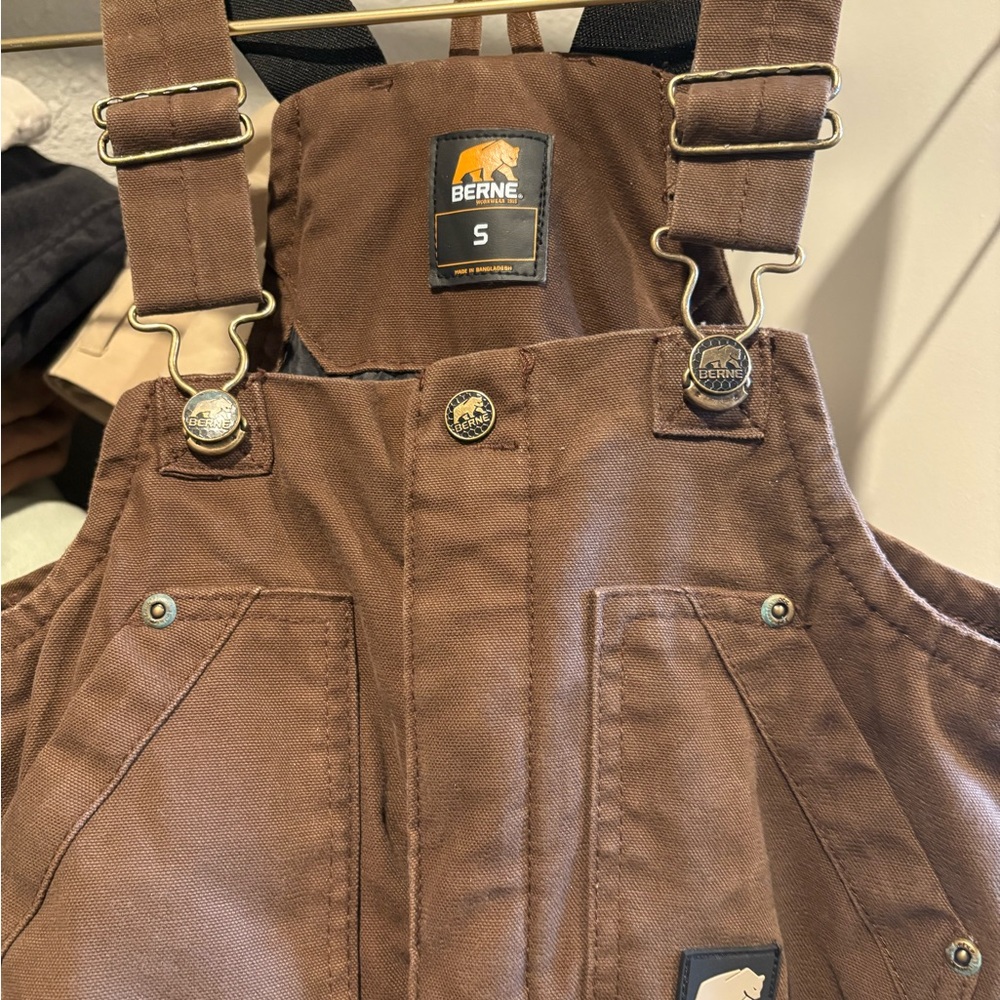 Berne boy’s youth overall size S in brown EUC